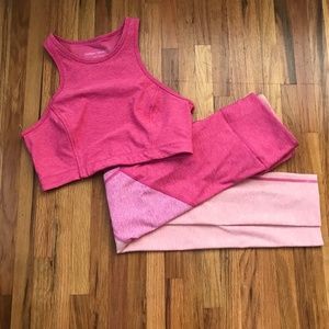 Outdoor Voices Legging and Top Set